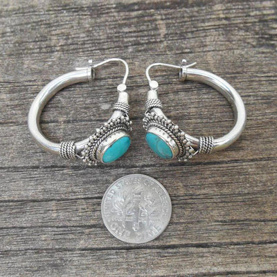 Chic| Retro Turquoise Earrings