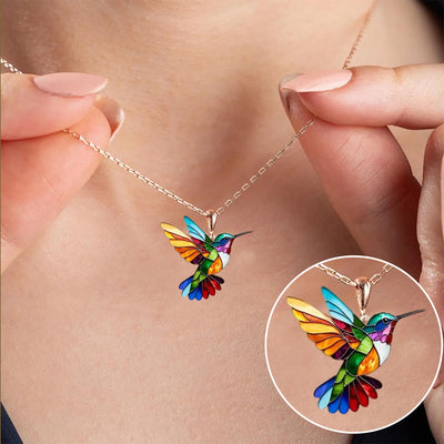 Aurea| Beautiful hummingbird Design Necklace