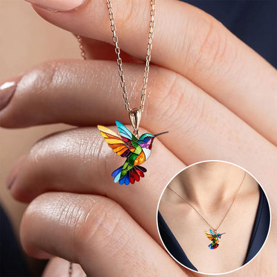 Aurea| Beautiful hummingbird Design Necklace
