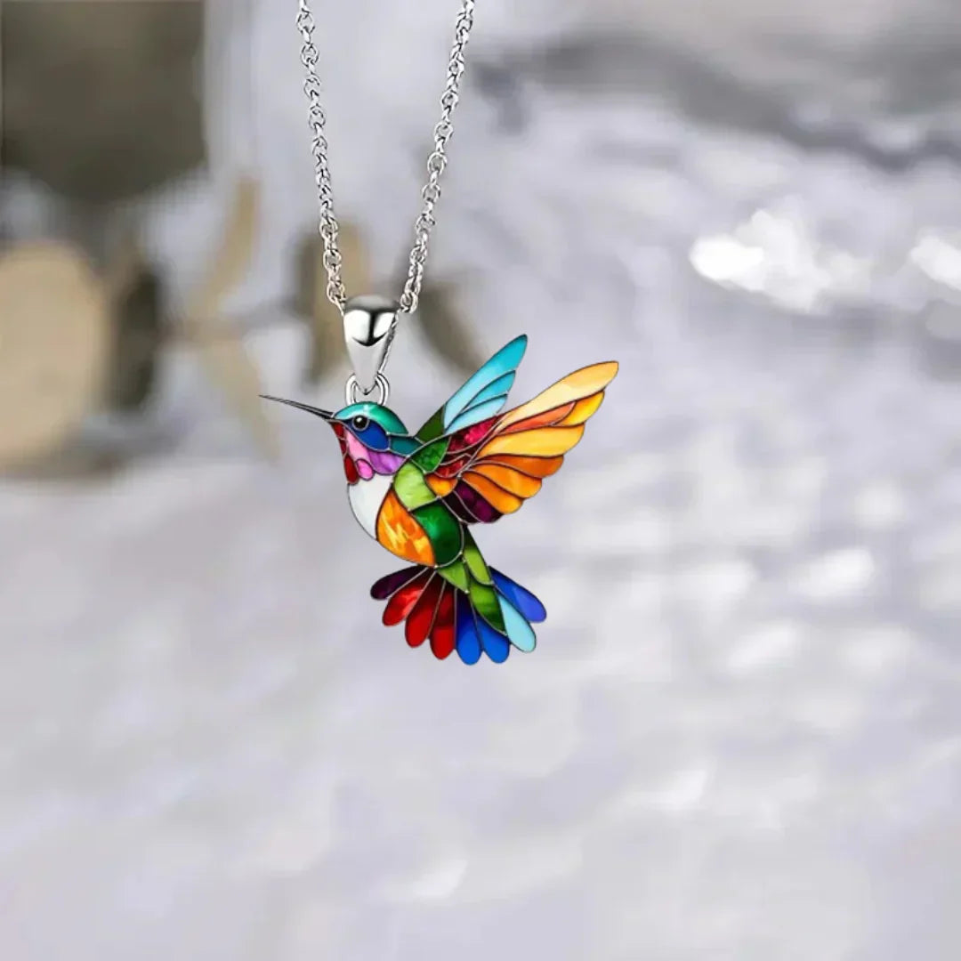 Aurea| Beautiful hummingbird Design Necklace