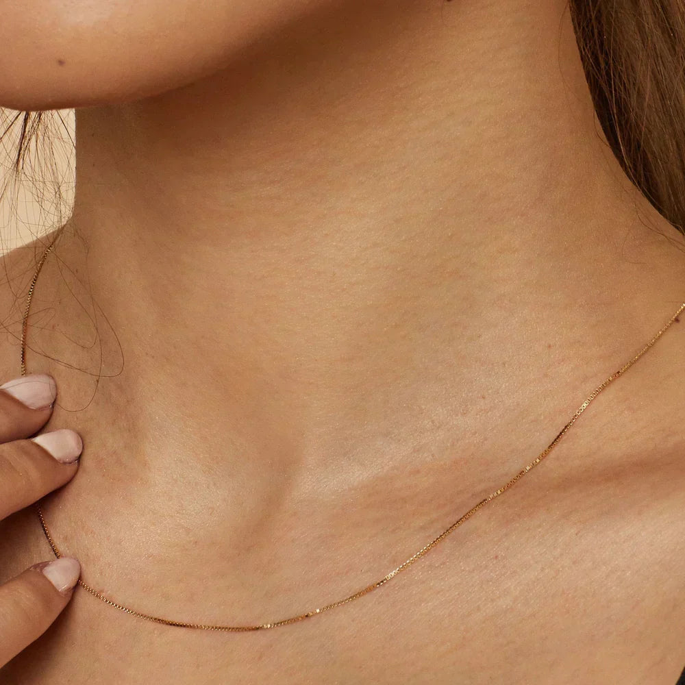 Bodega| Gold Box Necklace